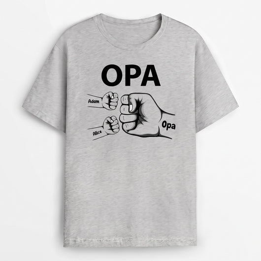 Opa & Wir™ – Personalisiertes T-Shirt für Opa