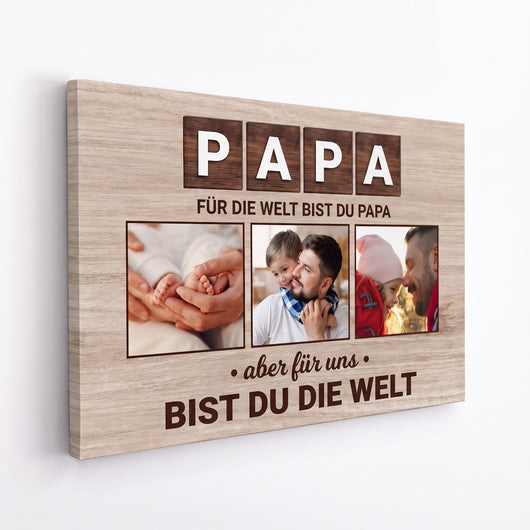 Personalisierte Foto-Leinwand für Mama