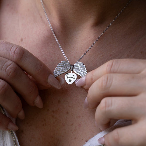 Angel™ – Schutzengel-Halskette mit personalisierter Gravur