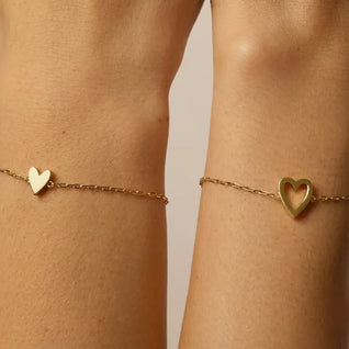 Herzensband™ – Partnerarmbänder mit Herzen