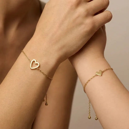 Herzensband™ – Partnerarmbänder mit Herzen