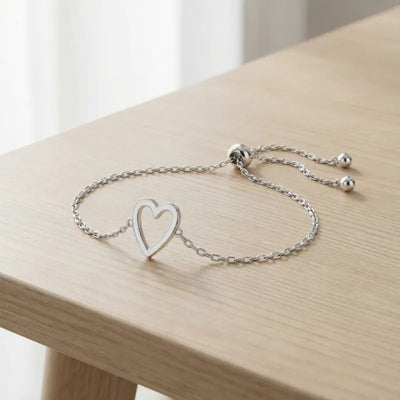 Partnerarmbänder mit Herzen