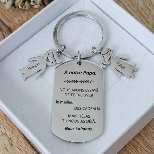 Für Papa™ – Personalisierter Schlüsselanhänger für Papa