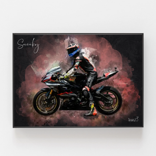 RideArt™ – Motorrad-Poster im Aquarellstil