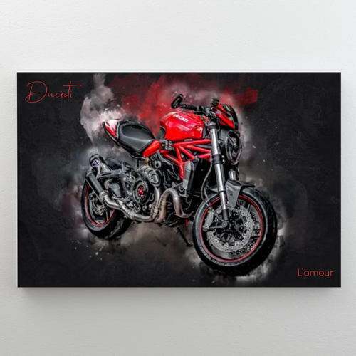 RideArt™ – Motorrad-Poster im Aquarellstil
