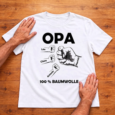 Opa & Wir™ – Personalisiertes T-Shirt für Opa