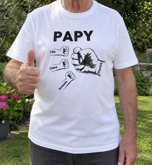 Opa & Wir™ – Personalisiertes T-Shirt für Opa