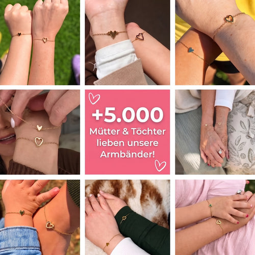 Herzensband™ – Partnerarmbänder mit Herzen