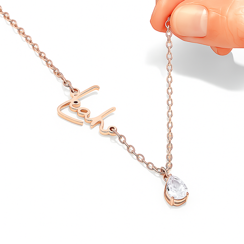 Eterna™ – Namenskette mit Geburtsstein