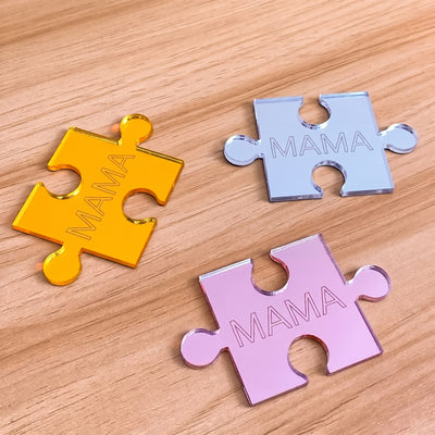Für Mama™ – Personalisierter Familien-Puzzle-Rahmen
