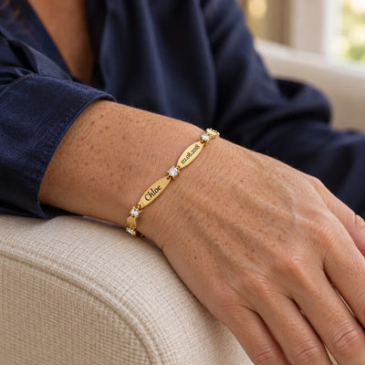 Personalisiertes Armband Liebesbande™ mit gravierten Vornamen
