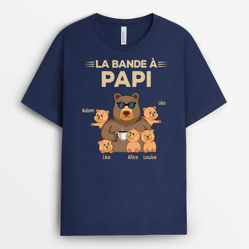 Opa Bär™ – Personalisiertes T-Shirt mit Enkelkindern