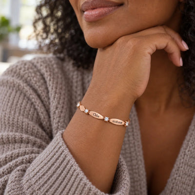 Personalisiertes Armband Liebesbande™ mit gravierten Vornamen