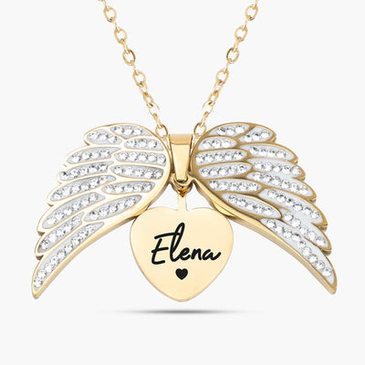 Angel™ – Schutzengel-Halskette mit personalisierter Gravur