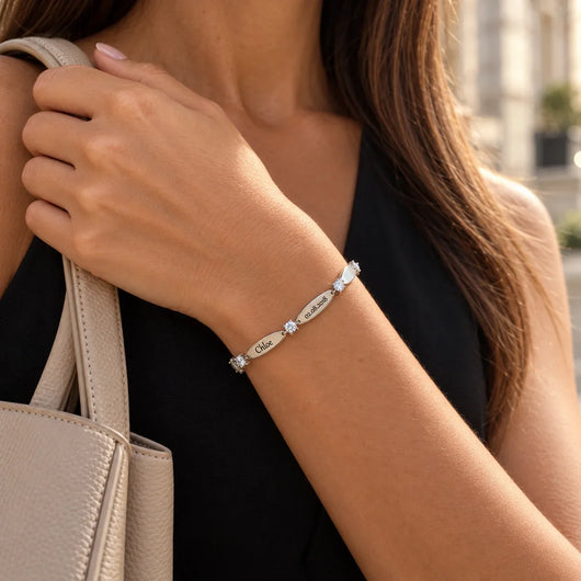 Personalisiertes Armband Liebesbande™ mit gravierten Vornamen