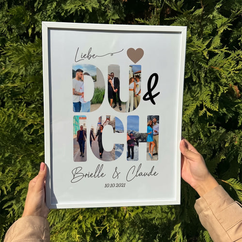DuUndIch™ – Personalisiertes Poster „Du & Ich“