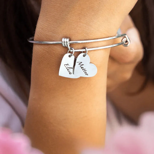 Herzensband™ – Armband mit personalisierten Herzen