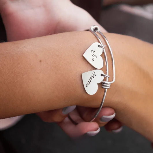 Herzensband™ – Armband mit personalisierten Herzen