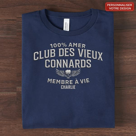 Mitglied auf Lebenszeit™ – Personalisiertes lustiges T-Shirt für Papa