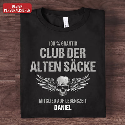 Mitglied auf Lebenszeit™ – Personalisiertes lustiges T-Shirt für Papa