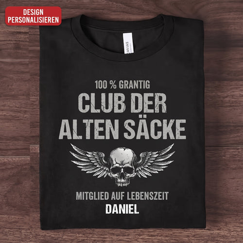 Mitglied auf Lebenszeit™ – Personalisiertes lustiges T-Shirt für Papa