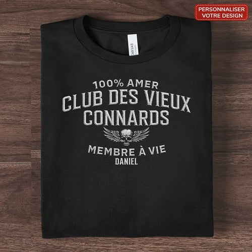 Mitglied auf Lebenszeit™ – Personalisiertes lustiges T-Shirt für Papa