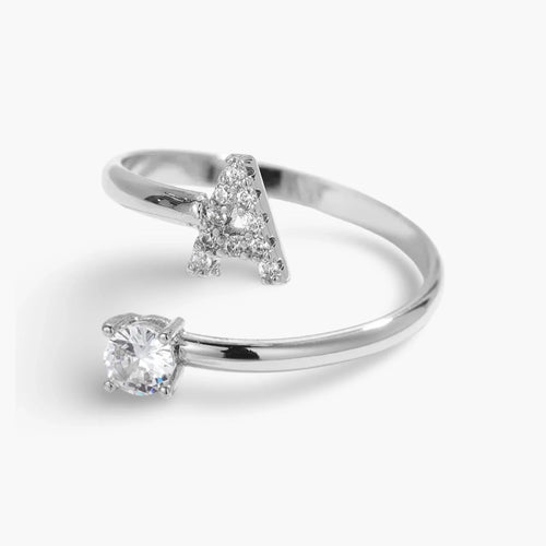 Versprechen™ – Verstellbarer Initialen-Ring