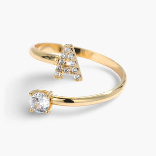 Versprechen™ – Verstellbarer Initialen-Ring