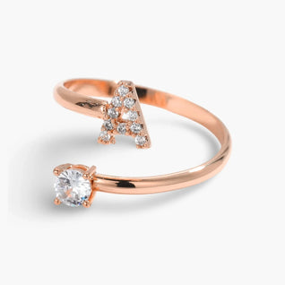 Versprechen™ – Verstellbarer Initialen-Ring