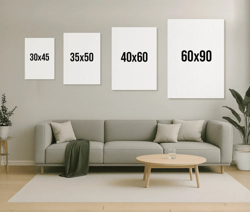 Lebenswege™ – Personalisiertes Wegweiser-Leinwandbild mit Namen