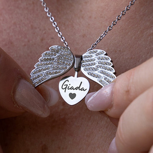 Angel™ – Schutzengel-Halskette mit personalisierter Gravur
