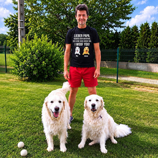 Woof You™ – Personalisiertes T-Shirt aus Baumwolle