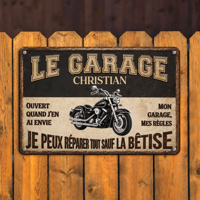 Personalisiertes Garagenschild Meine Garage™ mit Vornamen