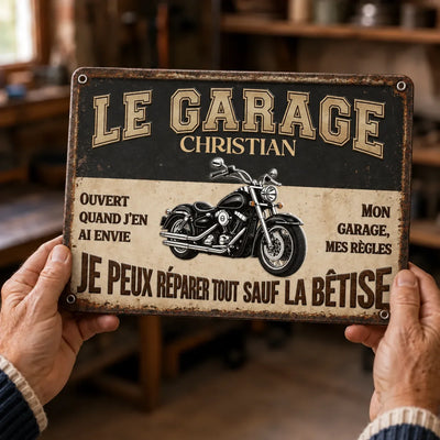 Personalisiertes Garagenschild Meine Garage™ mit Vornamen