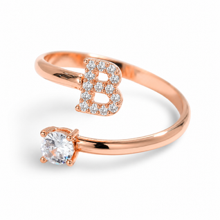 Versprechen™ – Verstellbarer Initialen-Ring