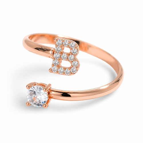 Versprechen™ – Verstellbarer Initialen-Ring