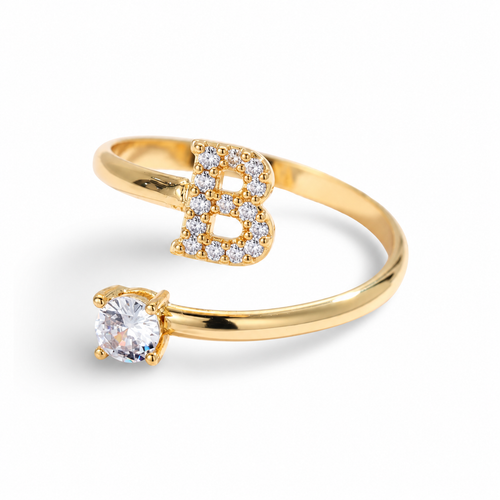 Versprechen™ – Verstellbarer Initialen-Ring