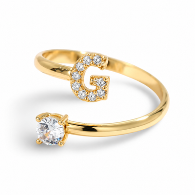 Versprechen™ – Verstellbarer Initialen-Ring