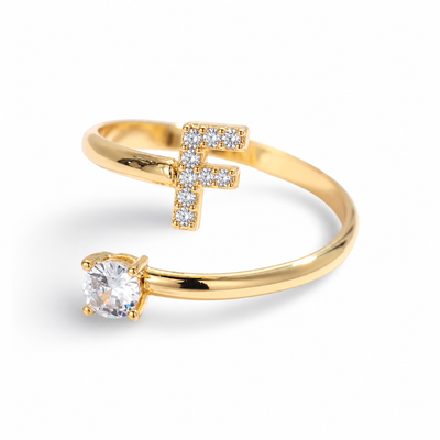 Versprechen™ – Verstellbarer Initialen-Ring