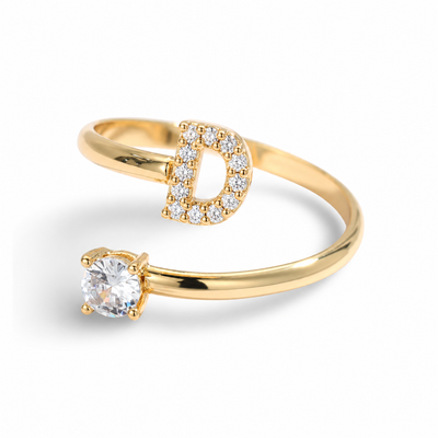 Versprechen™ – Verstellbarer Initialen-Ring