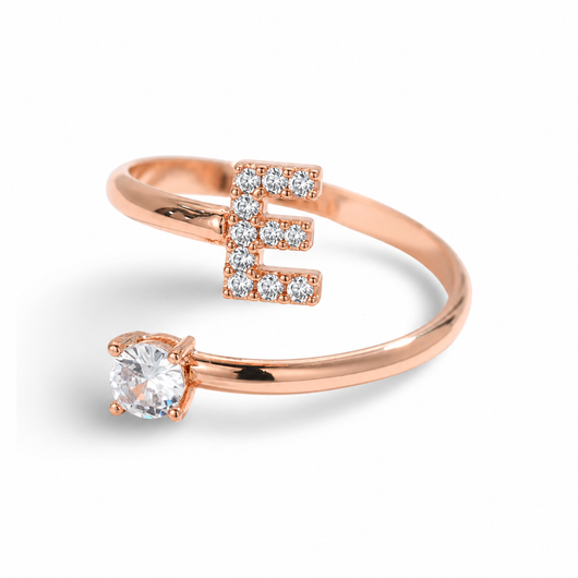 Versprechen™ – Verstellbarer Initialen-Ring