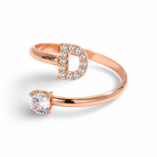 Versprechen™ – Verstellbarer Initialen-Ring