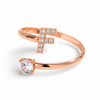 Versprechen™ – Verstellbarer Initialen-Ring