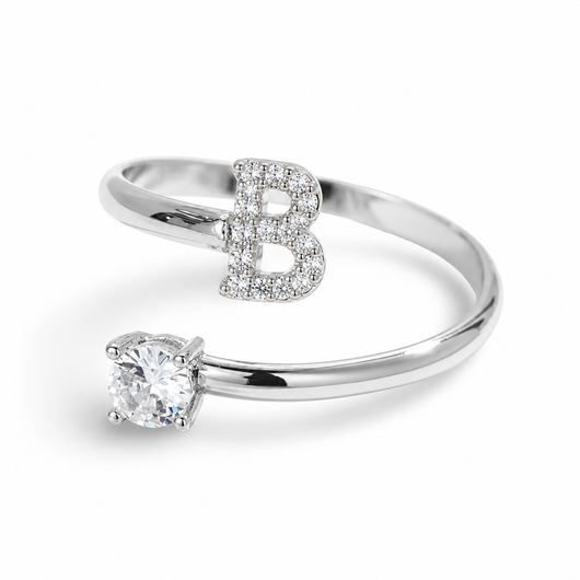 Versprechen™ – Verstellbarer Initialen-Ring