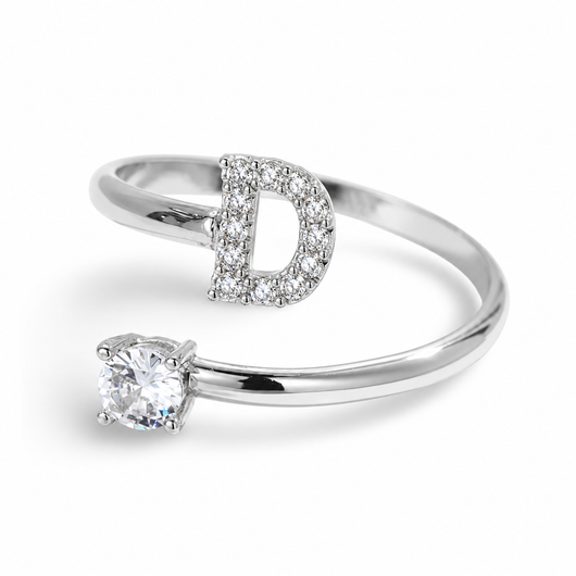 Versprechen™ – Verstellbarer Initialen-Ring