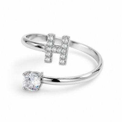 Versprechen™ – Verstellbarer Initialen-Ring