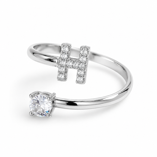 Versprechen™ – Verstellbarer Initialen-Ring