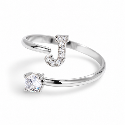 Versprechen™ – Verstellbarer Initialen-Ring