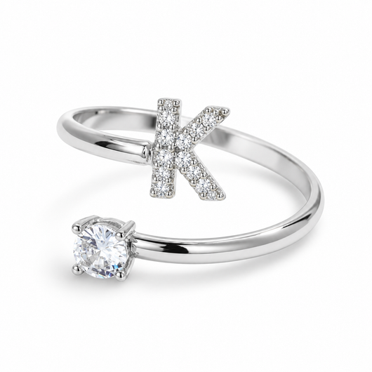Versprechen™ – Verstellbarer Initialen-Ring