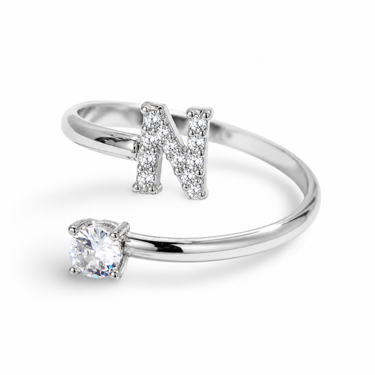 Versprechen™ – Verstellbarer Initialen-Ring